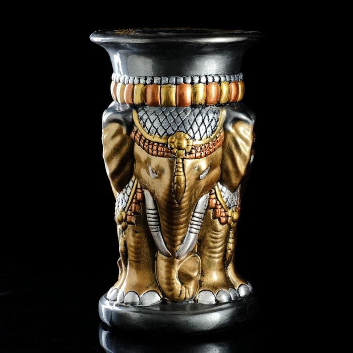 Подставка декоративная "Индийский слон ", темная, гипс, 29 х 29 х 50 см
Подставка декоративная "Индийский слон ", темная, гипс, 29 х 29 х 50 см