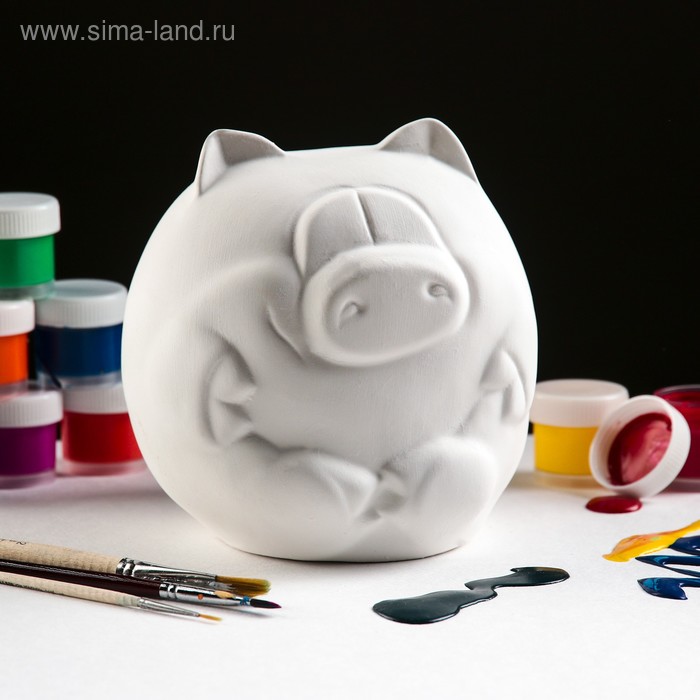 Копилка -раскраска "Поросёнок", под роспись, 15 см
Копилка -раскраска "Поросёнок", под роспись, 15 см