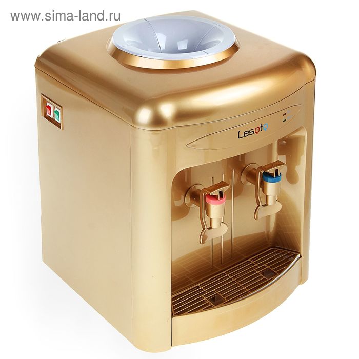 Кулер для воды LESOTO 36 TD, нагрев и охлаждение, 500/68 Вт, цвет золото
Кулер для воды LESOTO 36 TD, нагрев и охлаждение, 500/68 Вт, цвет золото