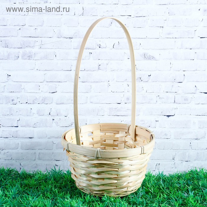 Корзина плетёная, бамбук, натуральный цвет, (цилиндр)
Корзина плетёная, бамбук, натуральный цвет, (цилиндр)