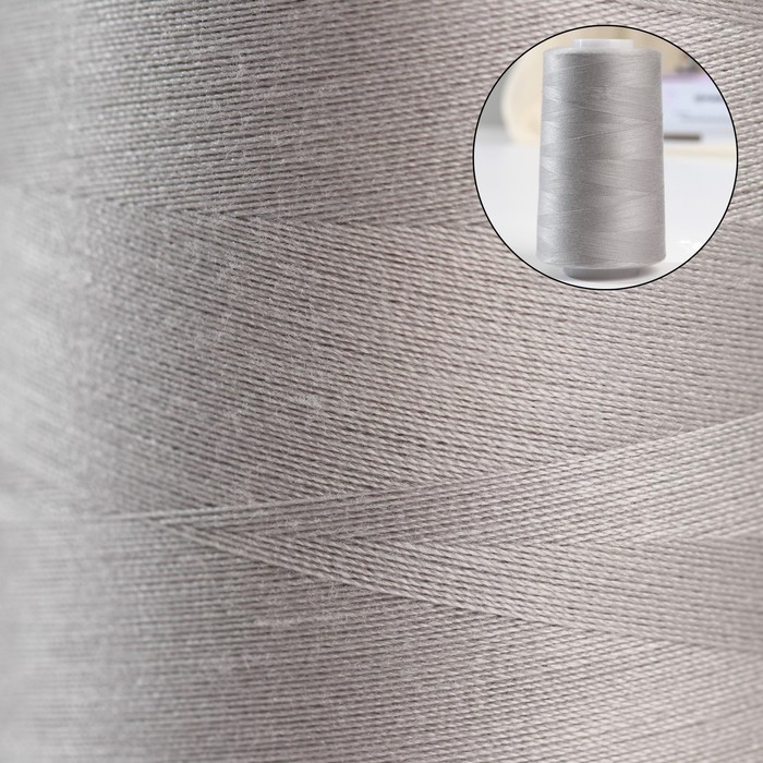 Нитки 50/2, №140, 5000 м, цвет серый №1366
Нитки 50/2, №140, 5000 м, цвет серый №1366