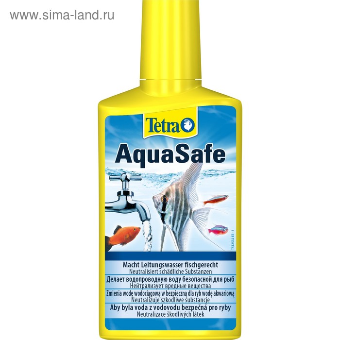 Кондиционер для подготовки воды AquaSafe 250мл, на объем 500л
Кондиционер для подготовки воды AquaSafe 250мл, на объем 500л