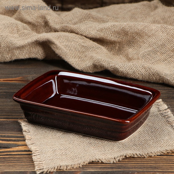 Противень "Прямоугольный", коричневый, керамика, 0.5 л
Противень "Прямоугольный", коричневый, керамика, 0.5 л
