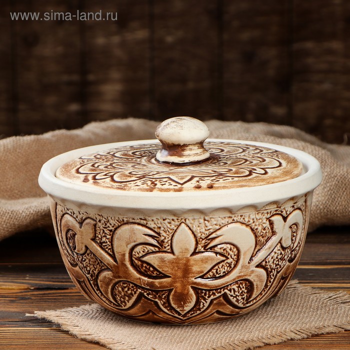 Салатник "Узор", бежевый, 2.5 л
Салатник "Узор", бежевый, 2.5 л