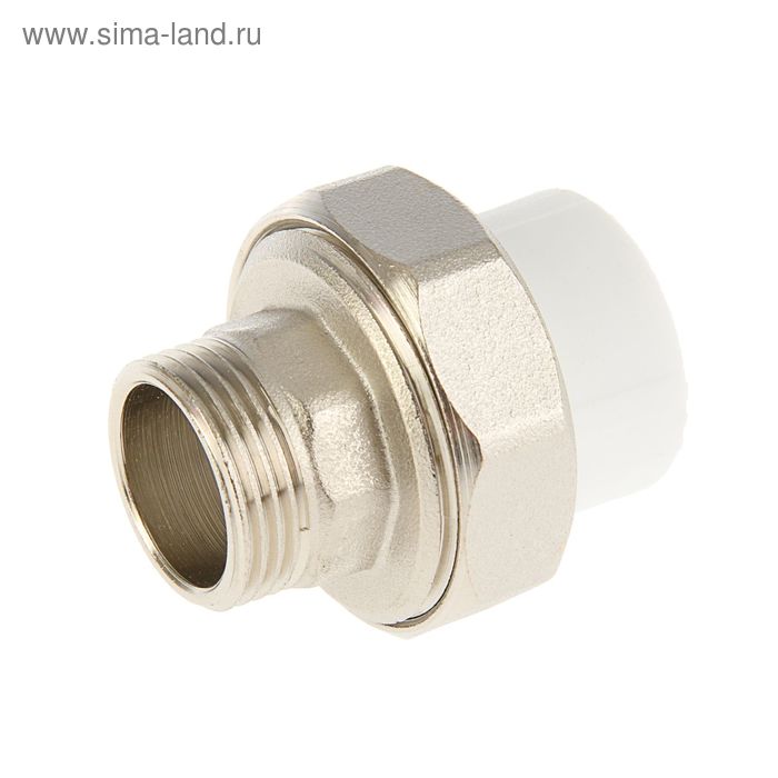 Муфта комбинированная VALFEX, разъемная (американка), d=25 мм x 3/4", наружная резьба
Муфта комбинированная VALFEX, разъемная (американка), d=25 мм x 3/4", наружная резьба