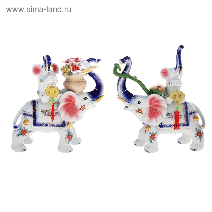 Сувенир "набор 2 слона со слонятами" 28х27х12см
Сувенир "набор 2 слона со слонятами" 28х27х12см