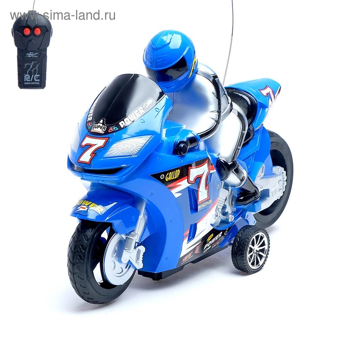 Мотоцикл радиоуправляемый «Спортбайк», цвета МИКС
Мотоцикл радиоуправляемый «Спортбайк», цвета МИКС
