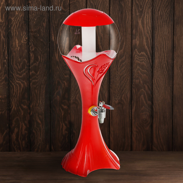 Башня пивная «Шар», 3 л, цвет красный
Башня пивная «Шар», 3 л, цвет красный