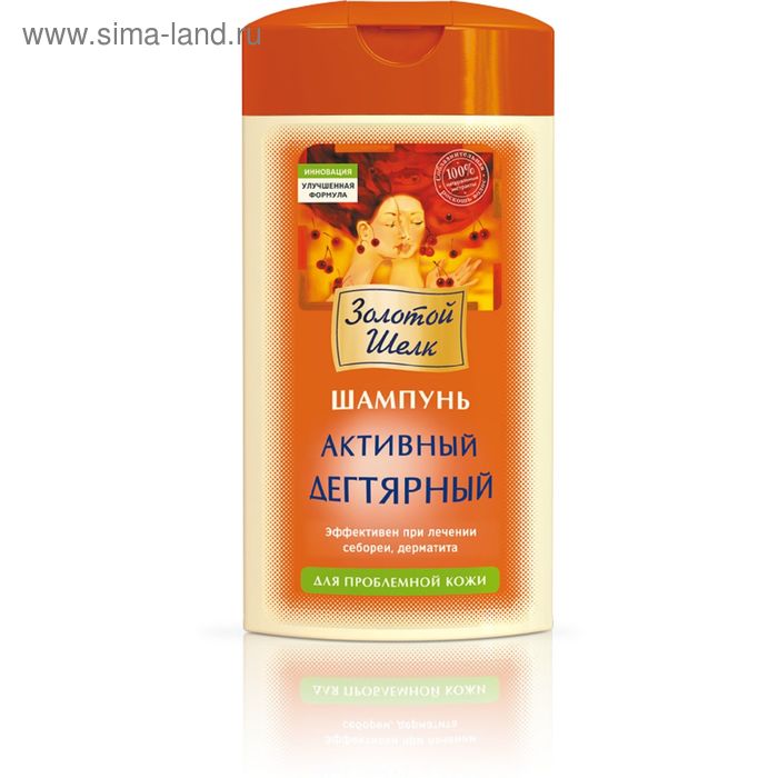 Шампунь для волос Золотой шёлк «Дегтярный», для проблемной кожи головы, 250 мл
Шампунь для волос Золотой шёлк «Дегтярный», для проблемной кожи головы, 250 мл