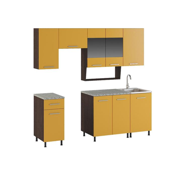 Кухонный гарнитур София, 2300 мм, цвет манго
Кухонный гарнитур София, 2300 мм, цвет манго