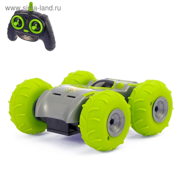 Машина радиоуправляемая «Перевёртыш», с аккумулятором, пневматические колеса, МИКС
Машина радиоуправляемая «Перевёртыш», с аккумулятором, пневматические колеса, МИКС