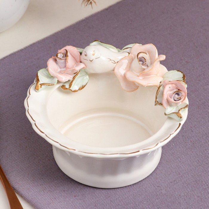 Конфетница "Ромашка", белая, цветная лепка, 15 см, микс
Конфетница "Ромашка", белая, цветная лепка, 15 см, микс