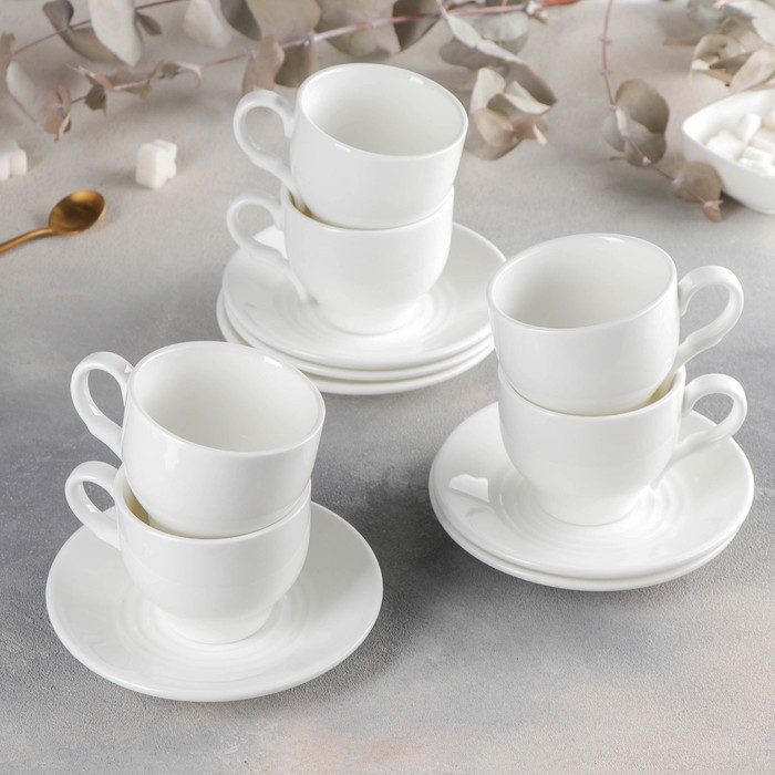 Набор чайный на 6 персон чашка 220 мл, в цветной коробке 
Набор чайный на 6 персон чашка 220 мл, в цветной коробке