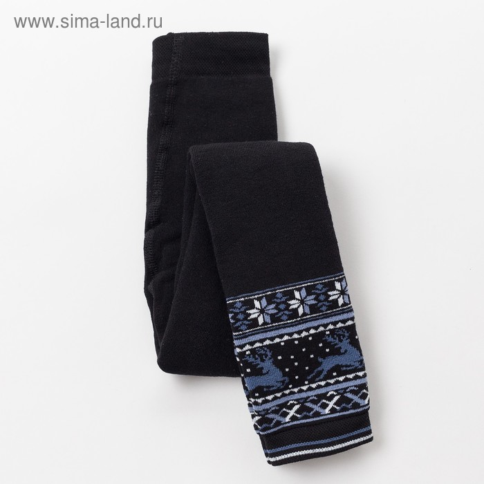 Леггинсы детские махровые «Орнамент с оленями», цвет чёрный, рост 110-116
Леггинсы детские махровые «Орнамент с оленями», цвет чёрный, рост 110-116