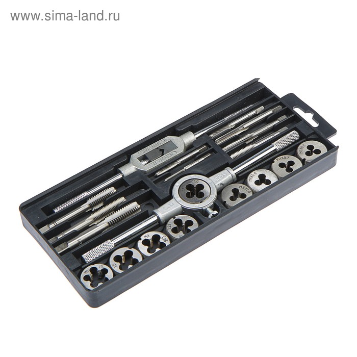 Плашки и метчики TOPEX, M3 - M12, набор 20 шт.
Плашки и метчики TOPEX, M3 - M12, набор 20 шт.