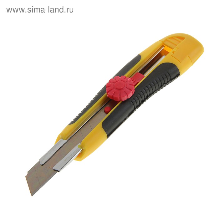 Нож универсальный TOPEX, прорезиненный корпус, винтовой фиксатор, усиленный, 18 мм
Нож универсальный TOPEX, прорезиненный корпус, винтовой фиксатор, усиленный, 18 мм