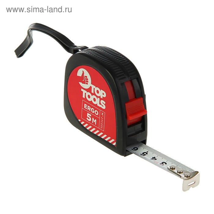 Рулетка Top Tools, 5 м x 16 мм, стальная лента
Рулетка Top Tools, 5 м x 16 мм, стальная лента