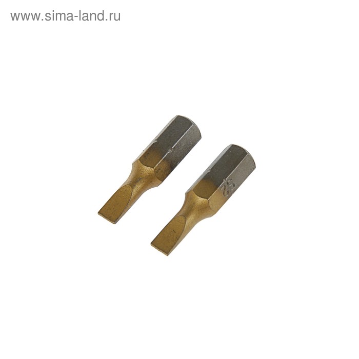 Биты ТУНДРА, намагниченные, сталь S2, TiN, SL4 х 25 мм, 2 шт.
Биты ТУНДРА, намагниченные, сталь S2, TiN, SL4 х 25 мм, 2 шт.