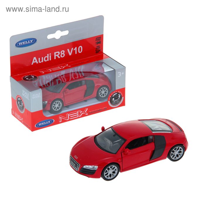 Машина металлическая Audi R8, масштаб 1:34-39, МИКС
Машина металлическая Audi R8, масштаб 1:34-39, МИКС