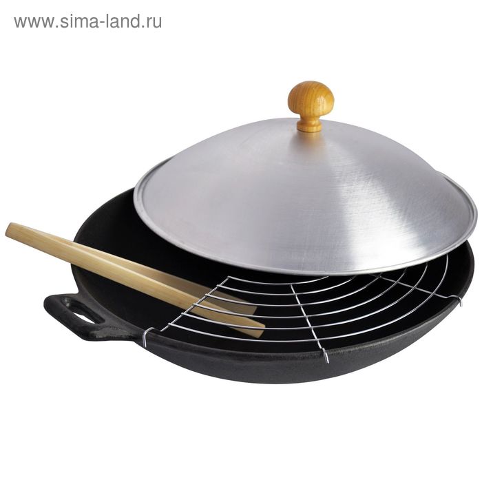 Вок Linea FERRO, с алюминиевой крышкой D=37 см
Вок Linea FERRO, с алюминиевой крышкой D=37 см