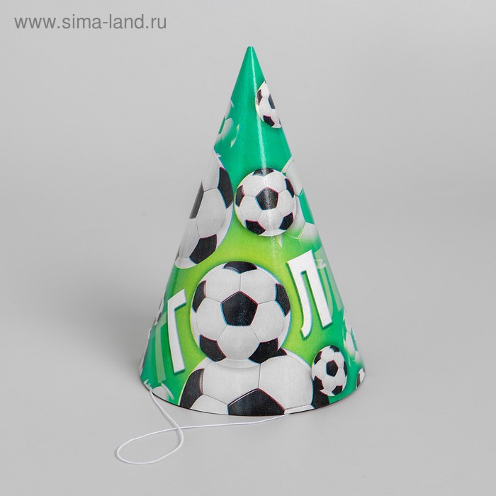 Колпак бумажный «ГОЛ», набор 6 шт.
Колпак бумажный «ГОЛ», набор 6 шт.