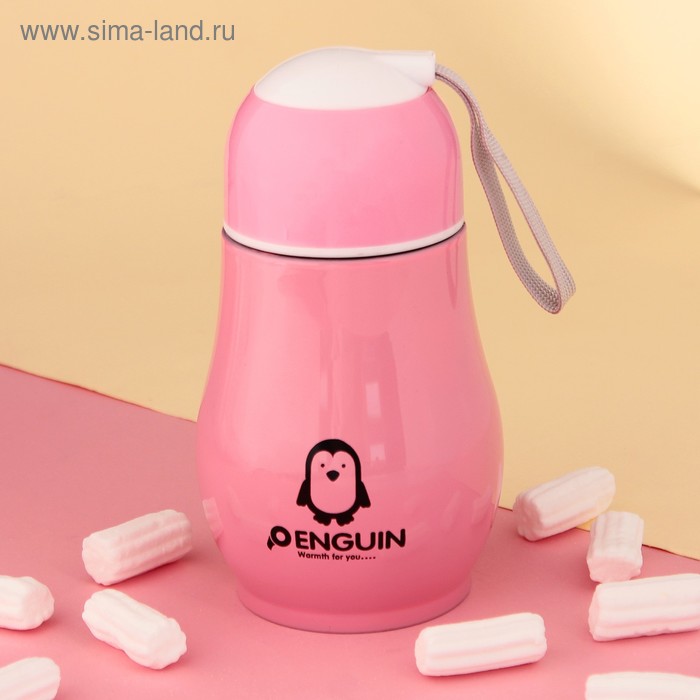 Термос "Маленький пингвин", 150 мл, 7.5х15 см, микс
Термос "Маленький пингвин", 150 мл, 7.5х15 см, микс