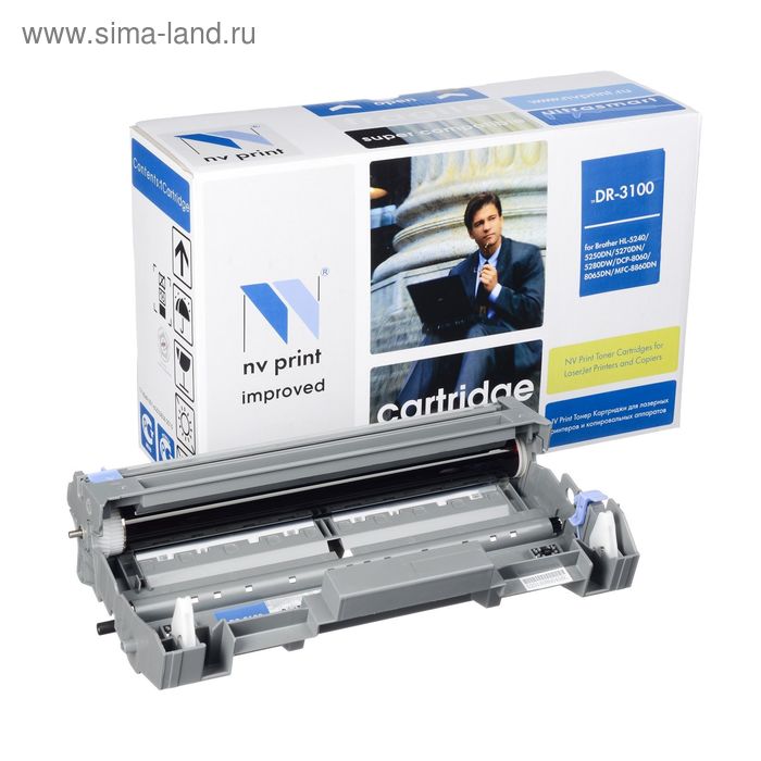 Барабан NVP совместимый Brother DR-3100 для HL-5240L/5240/5250DN/5270DN/5280DW/DCP-8060/80
Барабан NVP совместимый Brother DR-3100 для HL-5240L/5240/5250DN/5270DN/5280DW/DCP-8060/80