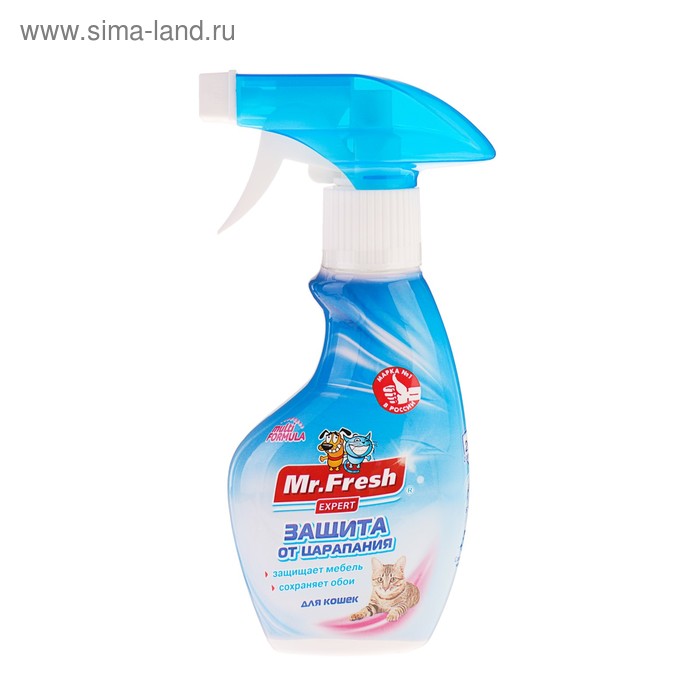 Спрей Mr.Fresh "Защита от царапания" для кошек, 200 мл
Спрей Mr.Fresh "Защита от царапания" для кошек, 200 мл
