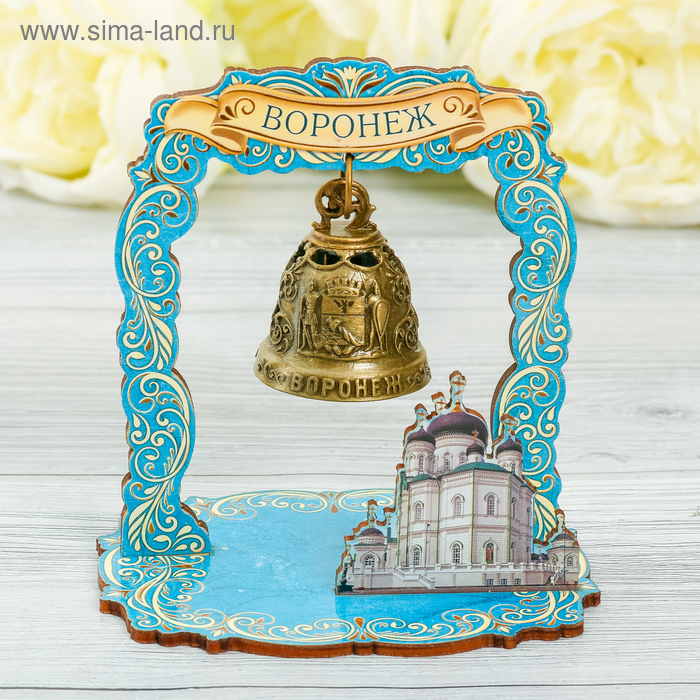 Колокольчик в рамке «Воронеж»
Колокольчик в рамке «Воронеж»
