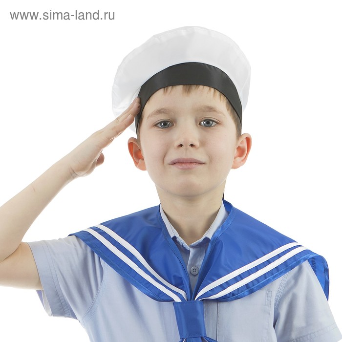 Бескозырка детская «Моряк», обхват головы 48-52 см
Бескозырка детская «Моряк», обхват головы 48-52 см
