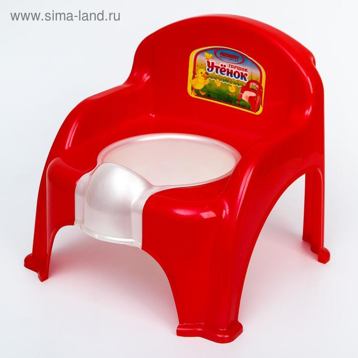 Горшок-стульчик «Утёнок», цвет красный
Горшок-стульчик «Утёнок», цвет красный