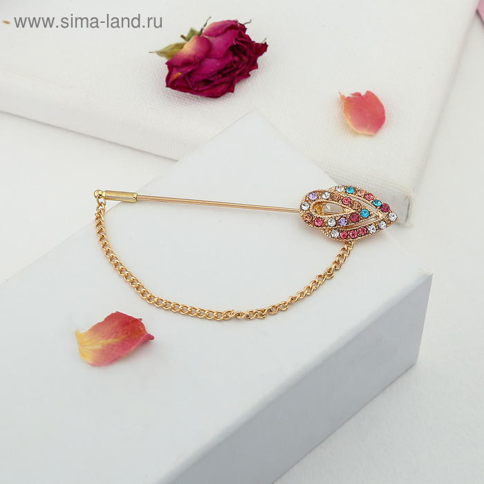 Булавка "Великолепный век", 5,5 см цветная в золоте
Булавка "Великолепный век", 5,5 см цветная в золоте