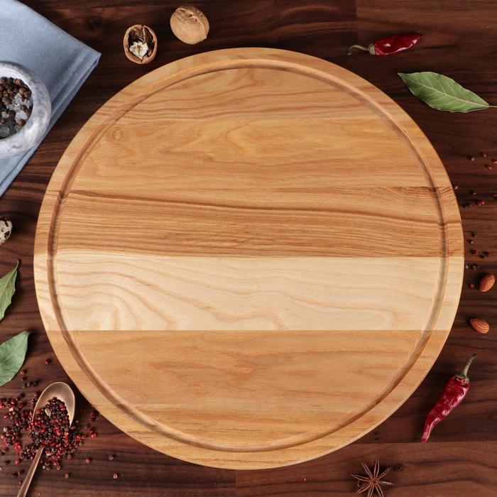Доска разделочная "Круглая", для сервировки и подачи, d=40 см, массив ясеня
Доска разделочная "Круглая", для сервировки и подачи, d=40 см, массив ясеня