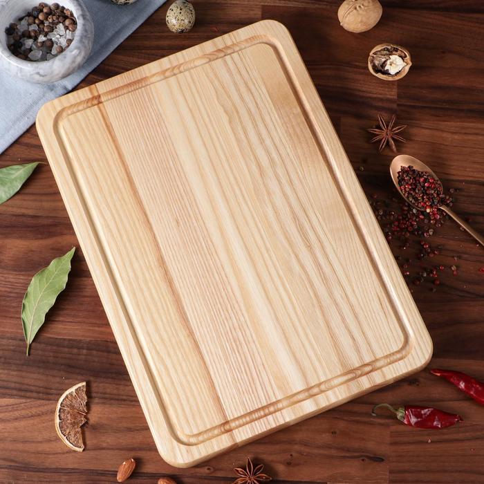 Доска для нарезки и подачи "Разделочная", 35 х 25 см, массив ясеня
Доска для нарезки и подачи "Разделочная", 35 х 25 см, массив ясеня