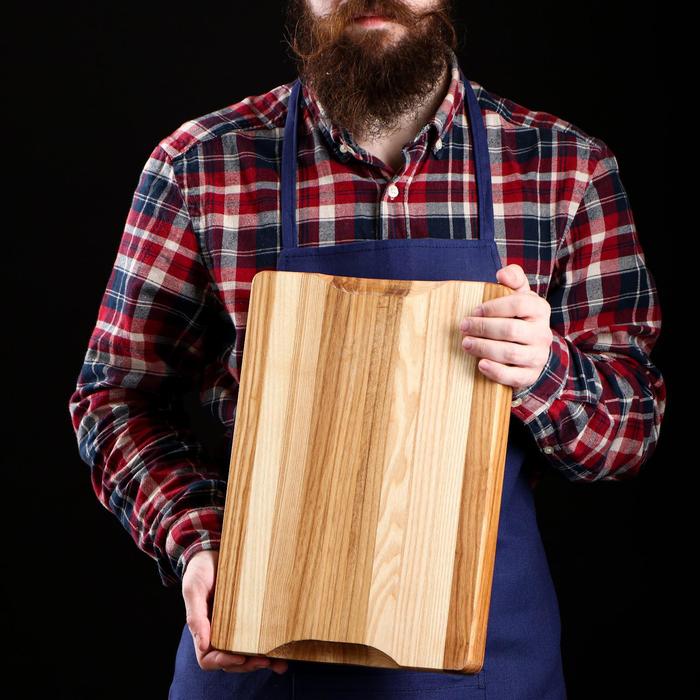 Доска разделочная "Профессиональная", 35 х 25 х 4 см, массив ясеня
Доска разделочная "Профессиональная", 35 х 25 х 4 см, массив ясеня