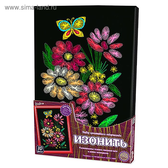 Набор для творчества "Изонить. Цветы"
Набор для творчества "Изонить. Цветы"