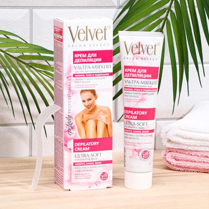 Депилятор Velvet для чувствительных зон ультра-мягкий, 125 мл
Депилятор Velvet для чувствительных зон ультра-мягкий, 125 мл