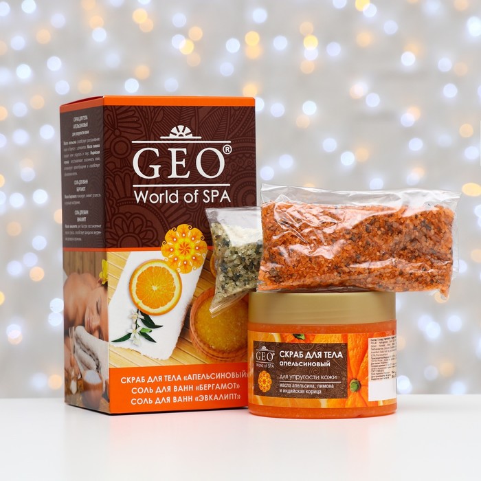 Подарочный набор GEO №331 Апельсин (скраб для тела + соль для ванны) 1611
Подарочный набор GEO №331 Апельсин (скраб для тела + соль для ванны) 1611