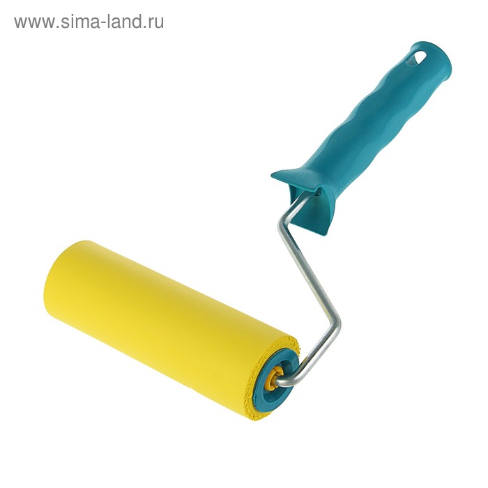 Валик прижимной "АКОР" Эксперт, резина, 150 мм, ручка d=6 мм, D=45 мм, покрытие 8 мм