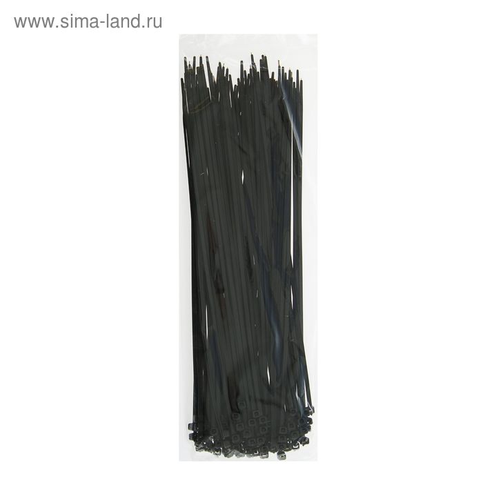 Хомут-стяжки пластиковые, 3.6х300 мм, чёрные, упаковка 100 шт.
Хомут-стяжки пластиковые, 3.6х300 мм, чёрные, упаковка 100 шт.