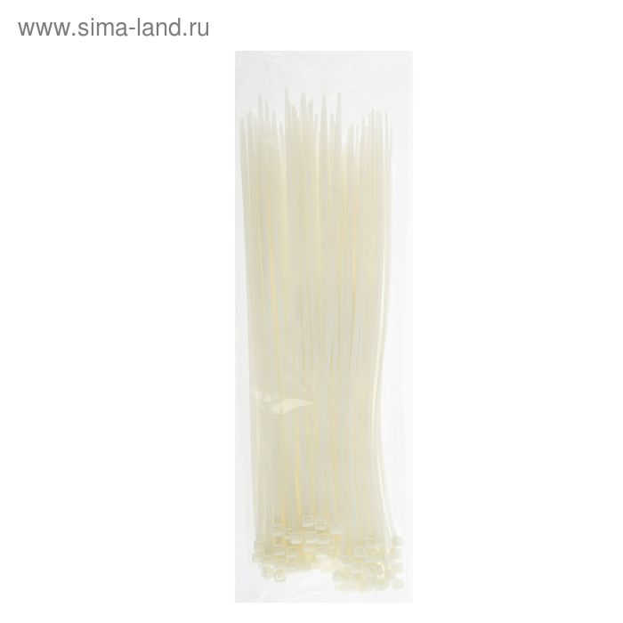 Хомут-стяжки пластиковые, 4.8х300 мм, белые, упаковка 100 шт.
Хомут-стяжки пластиковые, 4.8х300 мм, белые, упаковка 100 шт.