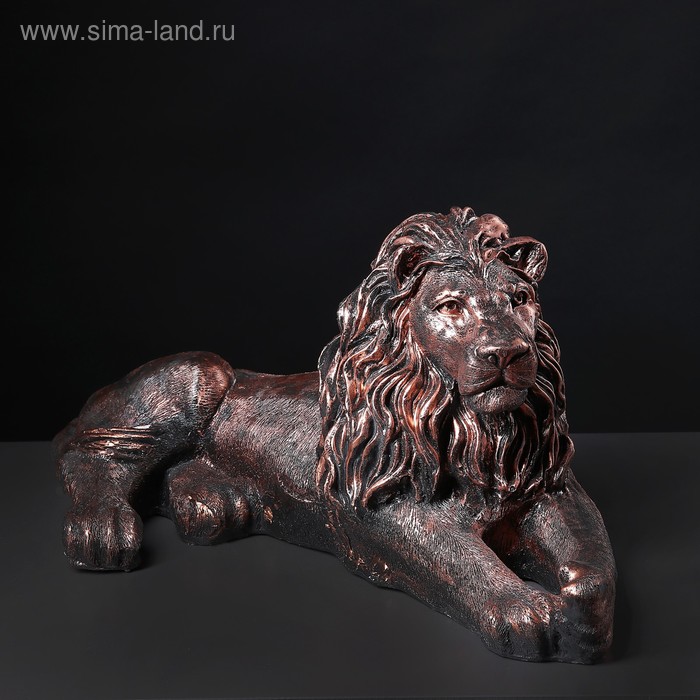 Фигура "Лев лежачий" правый, медь 60х25х33см
Фигура "Лев лежачий" правый, медь 60х25х33см