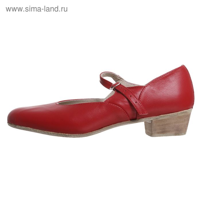 фото Туфли народные женские, длина по стельке 23,5 см, цвет красный