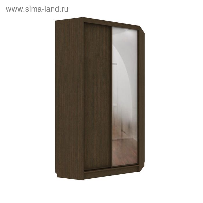 Угловой шкаф-купе Практичный 1 зеркало Венге Темный
Угловой шкаф-купе Практичный 1 зеркало Венге Темный