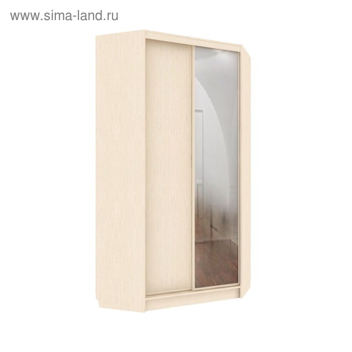 Угловой шкаф-купе Практичный 1 зеркало Венге Светлый
Угловой шкаф-купе Практичный 1 зеркало Венге Светлый