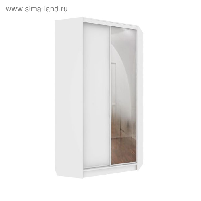 Угловой шкаф-купе Практичный 1 зеркало Белый
Угловой шкаф-купе Практичный 1 зеркало Белый