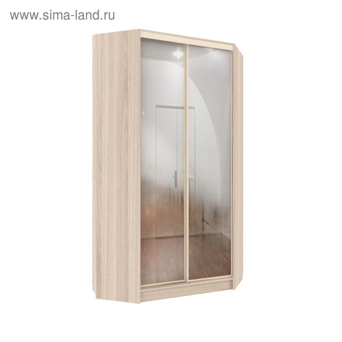 Угловой шкаф-купе Практичный 2 зеркала Ясень Шимо Светлый
Угловой шкаф-купе Практичный 2 зеркала Ясень Шимо Светлый
