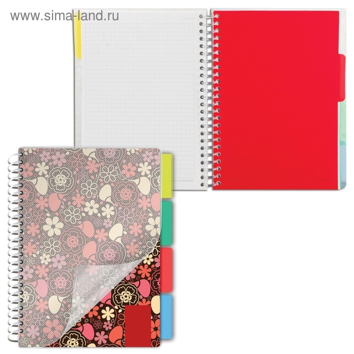 Тетрадь-блокнот А5, 150 листов в клетку, на гребне, Foxy Lady, обложка пластик, 3 разделителя, микс
Тетрадь-блокнот А5, 150 листов в клетку, на гребне, Foxy Lady, обложка пластик, 3 разделителя, микс