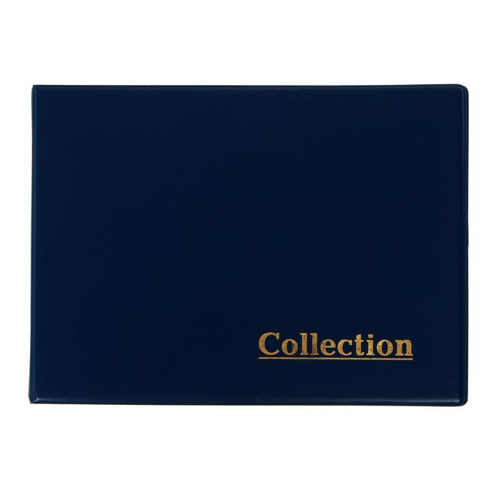 Альбом для бон горизонтальный на кольцах 230 х 170 мм Calligrata, 10 листов, на 18 банкнот, обложка ПВХ, синий
Альбом для бон горизонтальный на кольцах 230 х 170 мм Calligrata, 10 листов, на 18 банкнот, обложка ПВХ, синий