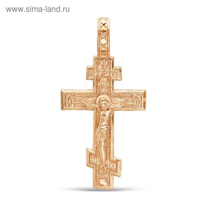 Крест нательный шестиконечный, позолота
Крест нательный шестиконечный, позолота